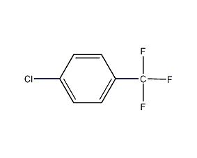 structural formula of p-chlorotrifluorotoluene