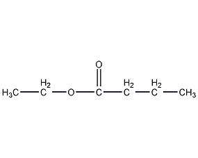 ethyl butyrate structural formula