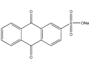 Anthraquinone-2-sodium sulfonate hydrate structural formula