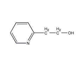2-hydroxyethylpyridine structural formula