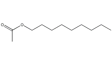Nonyl acetate structural formula