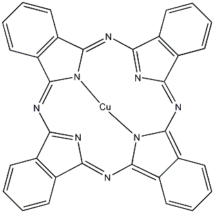 Copper Phthalocyanine Structural Formula