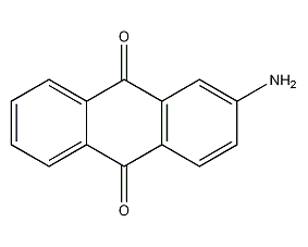 2-aminoanthraquinone structural formula