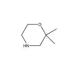 2,6-dimethylmorpholine structural formula