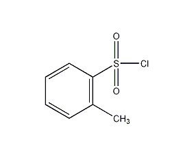 O-toluenesulfonyl chloride structural formula