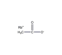 rubidium acetate structural formula