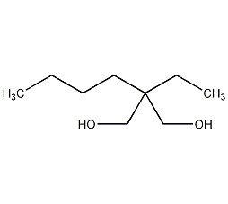 2-ethyl-2-n-butyl-1,3-propanediol structural formula
