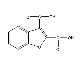 2,3-Benzofurandicarboxylic acid structural formula