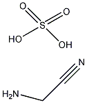 Structure formula of aminoacetonitrile hydrogen sulfate