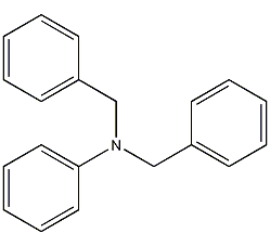 N,N-dibenzylaniline structural formula