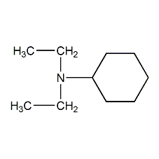n,n-diethylcyclohexylamine structural formula