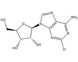 2-chloroadenosine structural formula