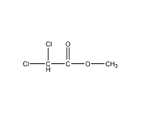 Methyl dichloroacetate structural formula