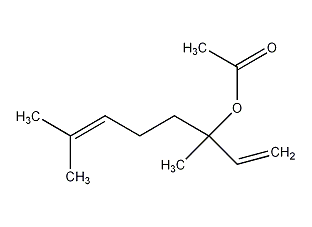 linalyl acetate structural formula