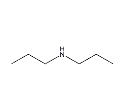 Dipropylamine structural formula