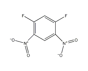 1,5-difluoro-2,4-dinitrobenzene structural formula