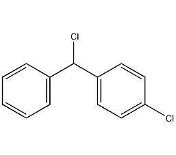Structural formula of p-chlorodiphenyl chloride