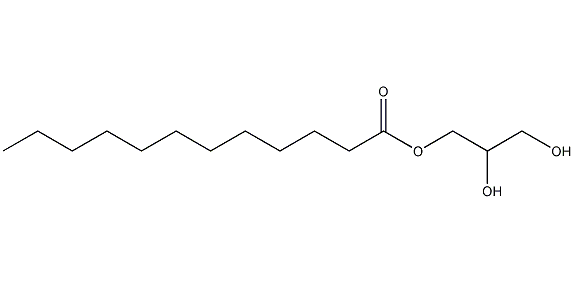 glyceryl laurin structural formula