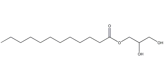 Glyceryl laurin structural formula