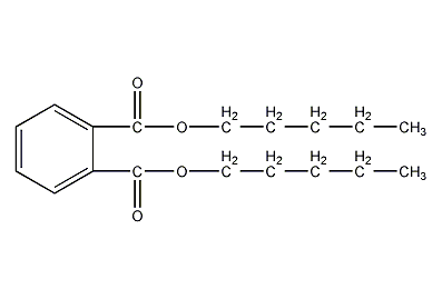 Diamyl phthalate structural formula