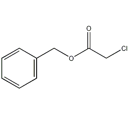 structural formula of benzyl chloroacetate