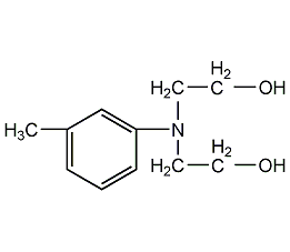 structural formula of m-tolyldiethanolamine