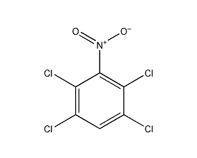 2,3,5,6-tetrachloronitrobenzene structural formula