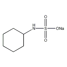 Sodium cyclohexyl sulfamate structural formula