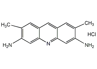 Acridine yellow structural formula