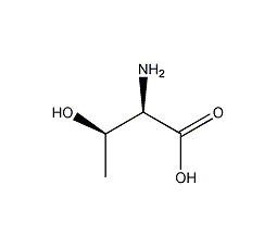 DL-allothreonine structural formula