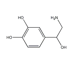 L-norepinephrine structural formula