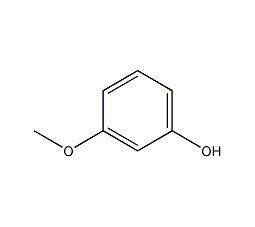 m-methoxyphenol structural formula