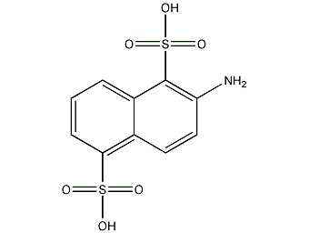2-amino-1,5-naphthalenedisulfonic acid structural formula