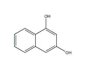 1,3-dihydroxynaphthalene structural formula