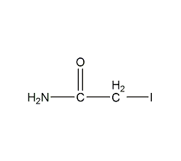 Iodoacetamide structural formula