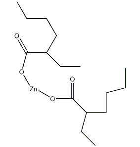 Zinc isooctanoate structural formula