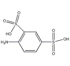 2,4-Disulfonic acid aniline structural formula
