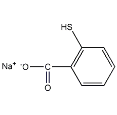 Sodium Thiosalicylate Structural Formula