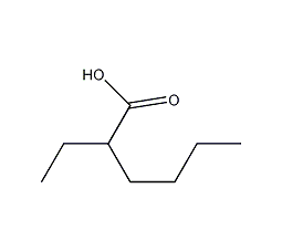 2-ethylhexanoic acid structural formula