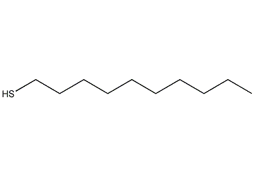 1-decanethiol structural formula