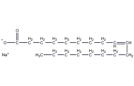Sodium oleate structural formula