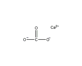 calcium carbonate structural formula