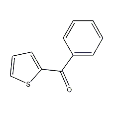 2-Benzoylthiophene Structural Formula