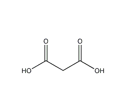 Malonic acid structural formula