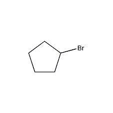 Bromocyclopentane structural formula