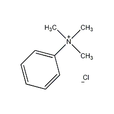 Phenyltrimethylammonium chloride structural formula