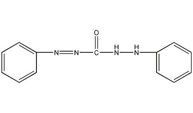 diphenylcarbahydrazone structural formula