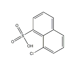 8-Chloronaphthalene-1-sulfonic acid structural formula