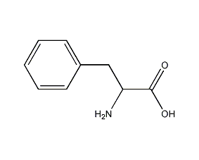 DL-phenylalanine structural formula