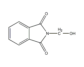 n-hydroxymethylphthalimide structural formula